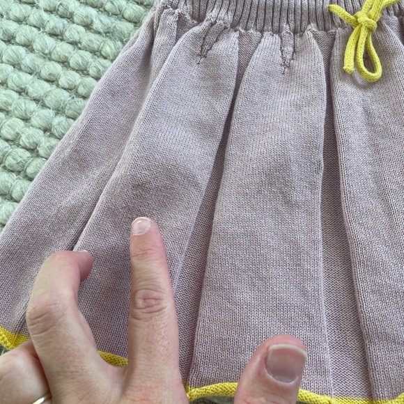 Fin & Vince | size 18-24 months lilac skirt drawstring waist excellent condition - Picture 4 of 7
